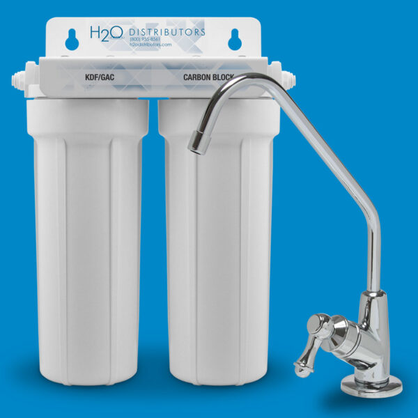 H2O RUS-200, twin housing under-sink filter with a Pentek LR-FB10 cartridge