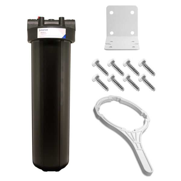 20" x 4-1/2" Sediment Filter Housing Kit, Black